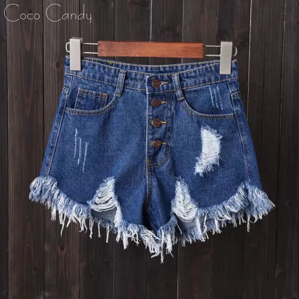 🆕High Waist Jean Denim Shorts